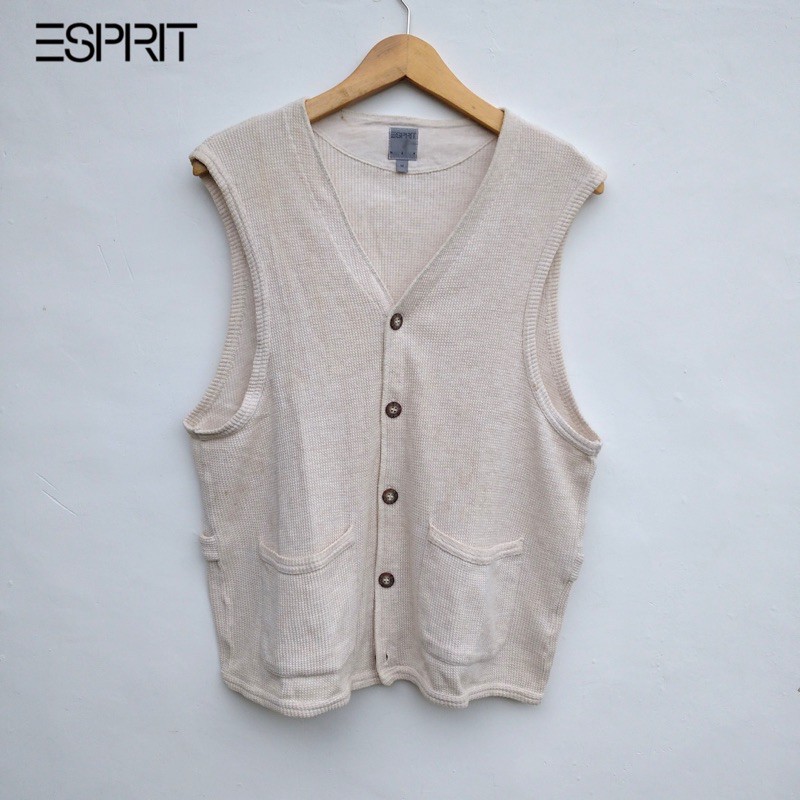 Esprit Original Rompi Rajut Wanita Cream