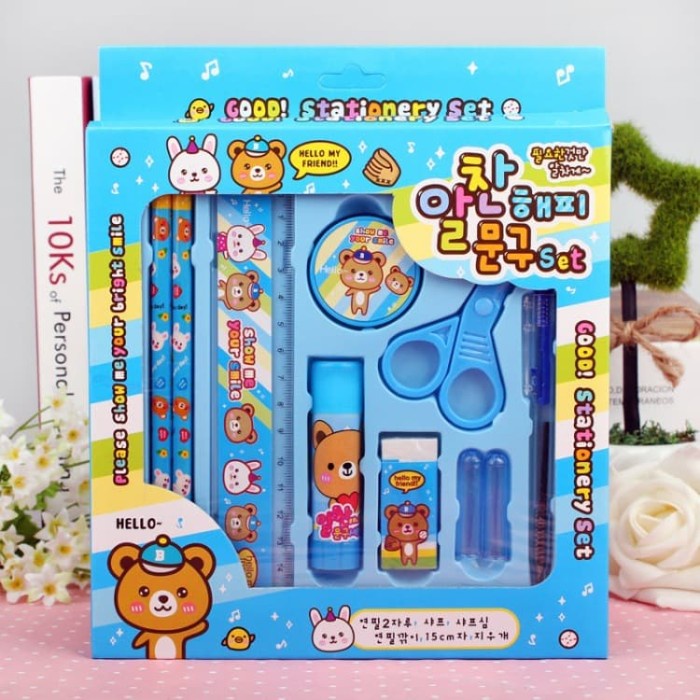

tulis-alat-paket- alat tulis set lengkap / alat tulis sekolah / stationery set - x255 -paket-alat-