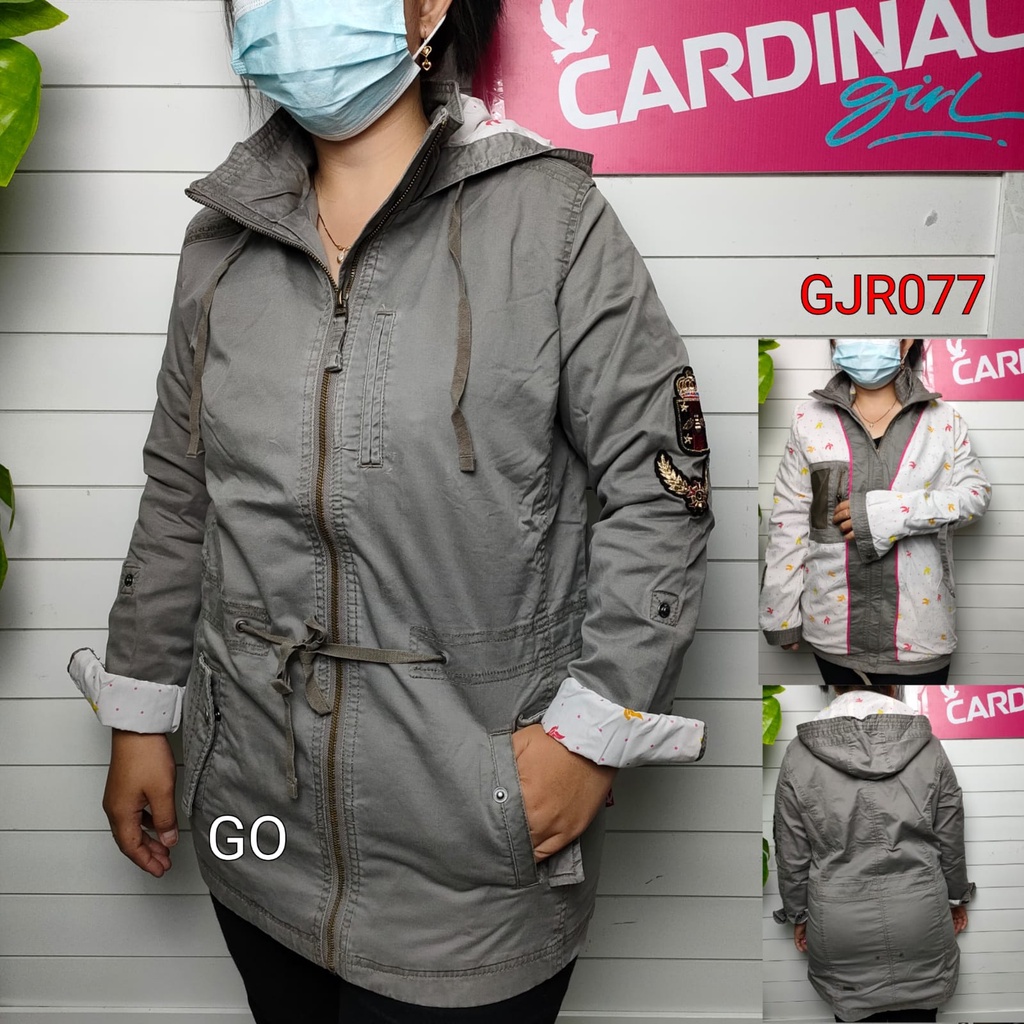 gof CARDINAL GIRL JAKET CEWEK Pakaian Wanita Outerwear Jaket Sweater Perempuan 100% Original!