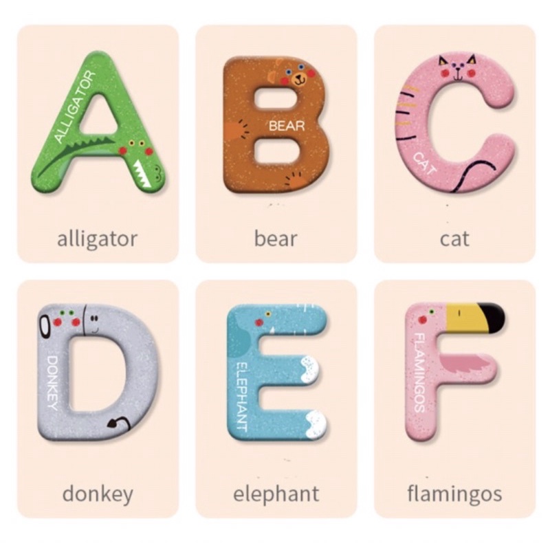 Letter Pair Magnetic Phonic Words Spelling Game Wooden Toys