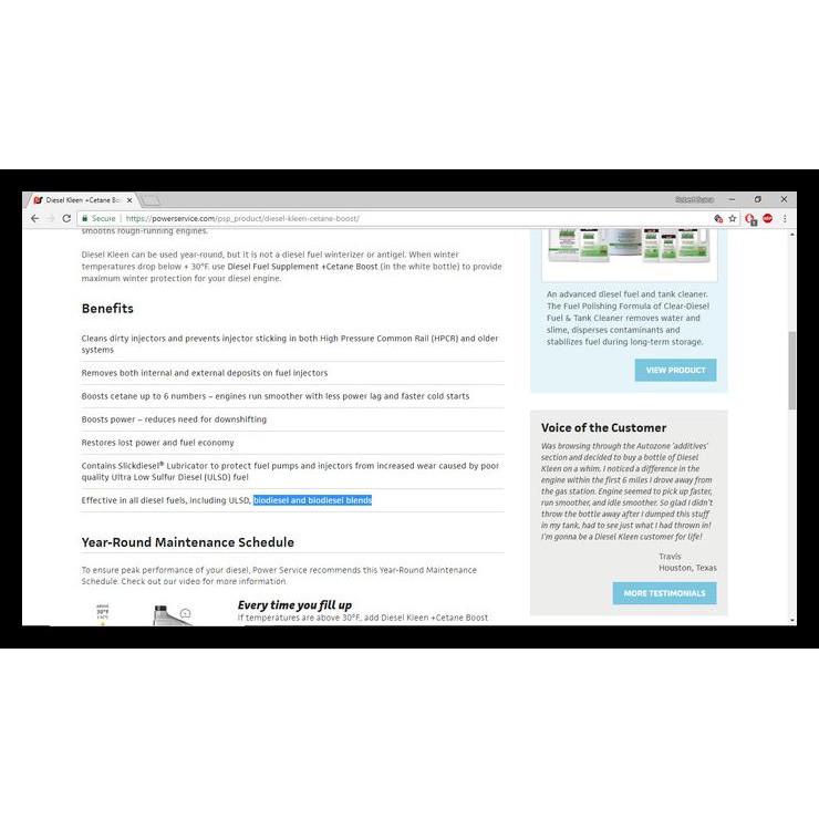 DISKON Power Service Diesel Kleen 946 ml