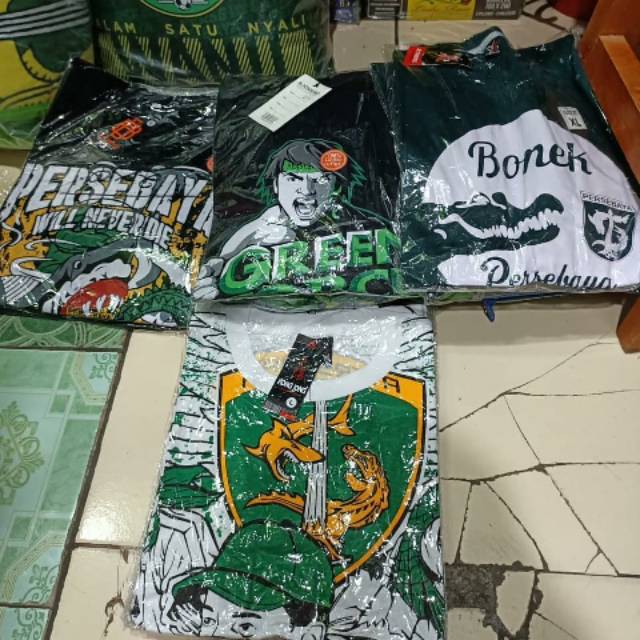 OBRAL!! KAOS ATASAN BONEK PERSEBAYA MURAH