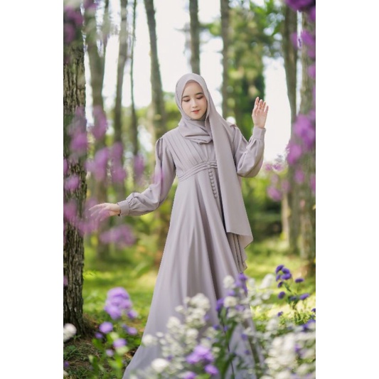 Ready Jasmine Dress by kazami|Haura Dress ori coverme turkey simpel