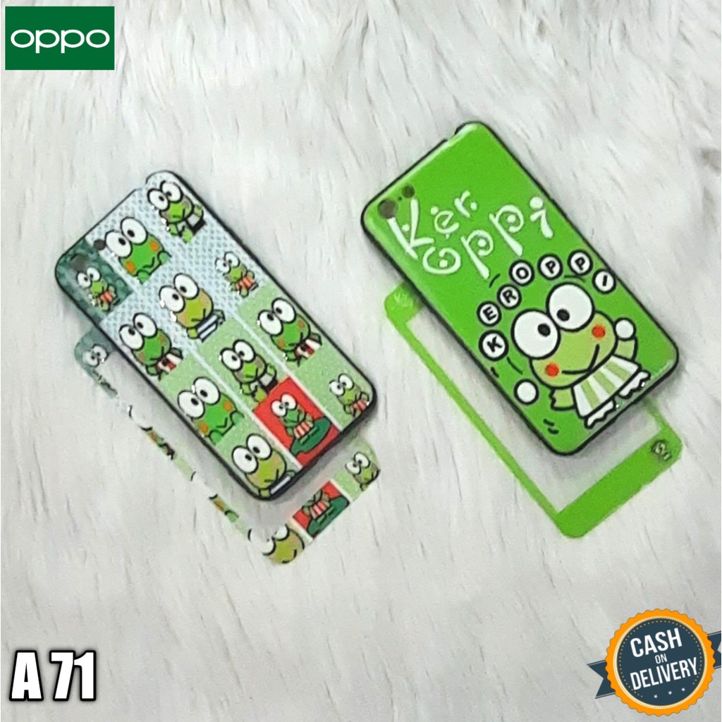 Case Hp Oppo A71 Fuze Disney Case + Tempered Glass