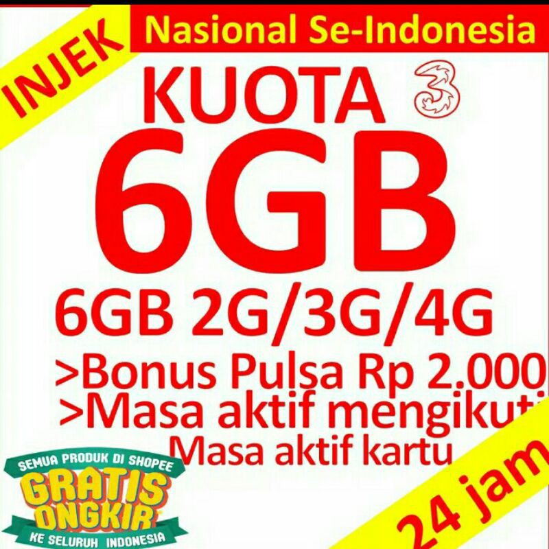 KUOTA AON TRI 6GB