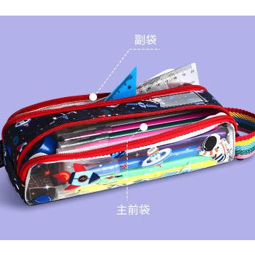 

Tempat Pencil Anak Yome Double Zipper Pencil Case Seleting Dua Model Mirip Smiggle Yb2140