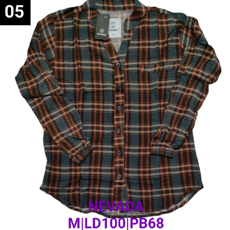 Kemeja Wanita Nevada Motif