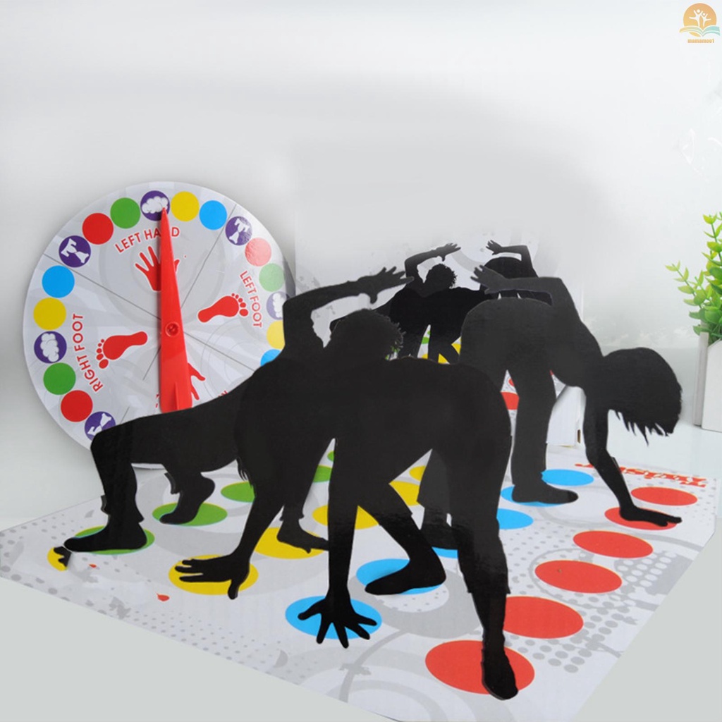 Twister Game Classic Family Moves Board Game Parent-child Interactive Floor Game Birthday Party Games for Indoor and Outdoor Age 6+