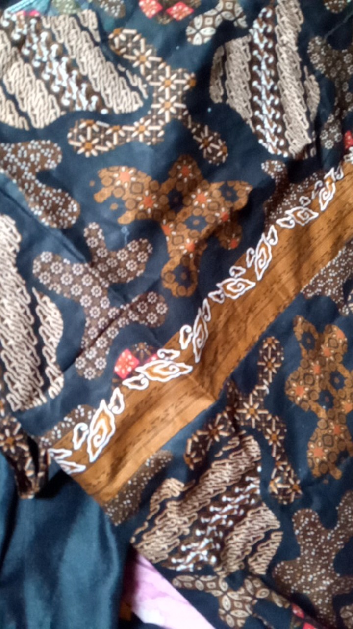 Batik Wanita Asj Sa Hrb026 Kenongo Kemeja Tosca Pendek