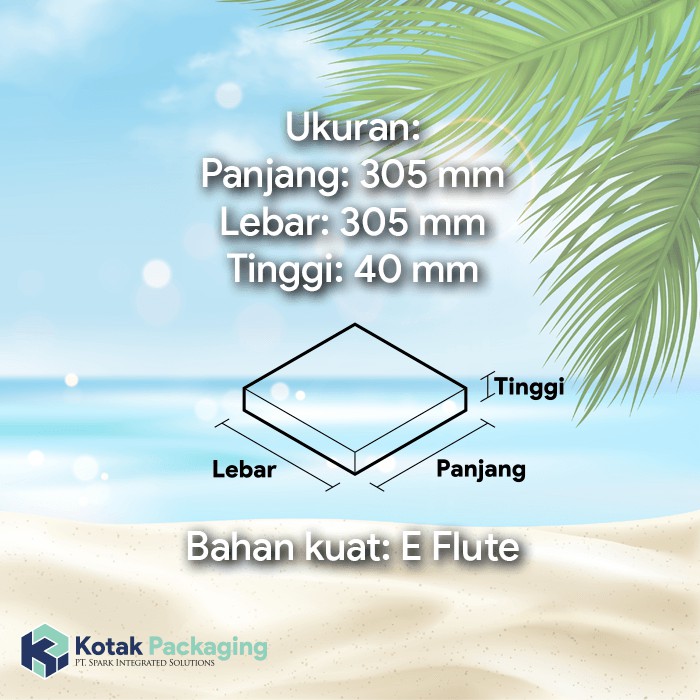 

Kardus Karton Box, 30x30x4, Dus Makanan, Pizza, Kue, Roti, Barang