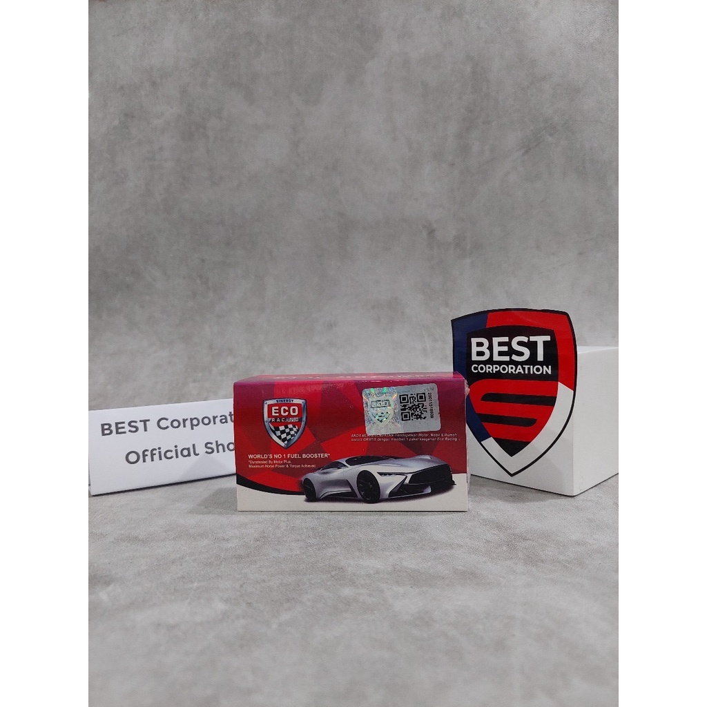 Eco Racing Mobil Bensin 1 Box isi 10 Sachet Original
