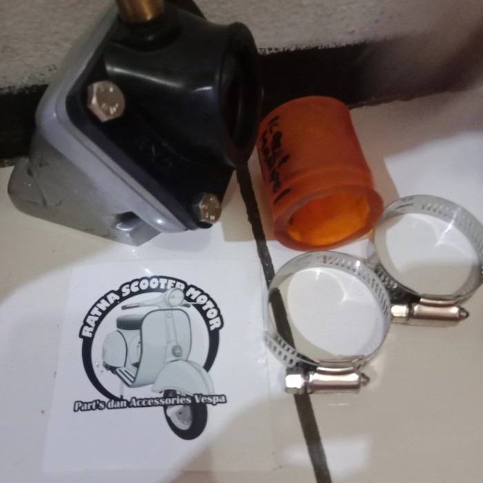 manipol intake vespa model kodok karbu jepangan