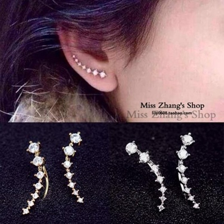 ♥TASBLUE♥H78 ANTING WANITA IMPORT MURAH REAL PIC Accesories Anting Rantai Panjang-4