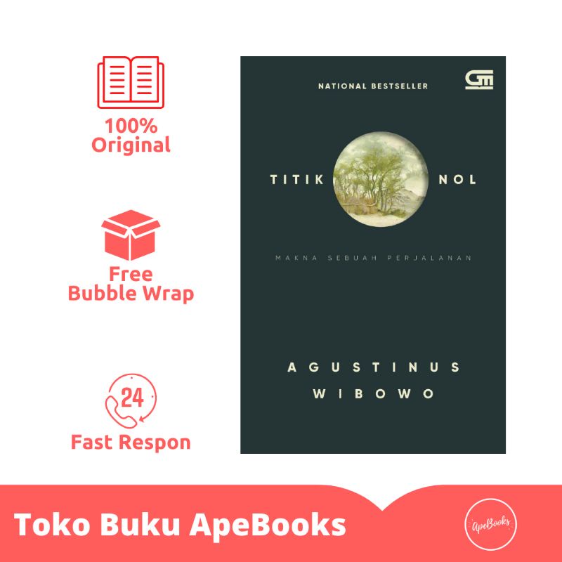 Buku Titik Nol: Makna Sebuah Perjalanan - Agustinus Wibowo (Original)