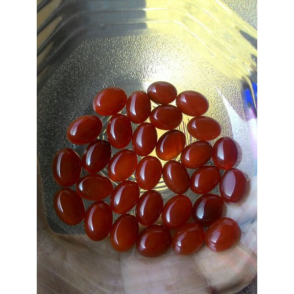 Red Raflesia Batu Akik / Natural Red Carnelian Chalcedony ( Buy 3 Free 1 )