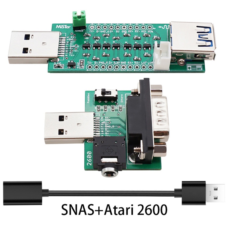 Btsg Papan Extender Konverter Controller USB 3.0 Manual Untuk DE10-Nano Board Aksesoris Untuk SNAC Handle