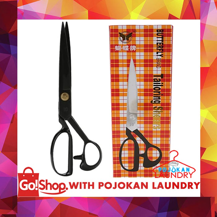 

Langsung Order Gunting Butterfly 10 inch (Tailoring Shears/scissors) Diskon
