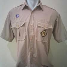 Baju Pramuka SMP-SMA Laki-Laki Lengan Pendek