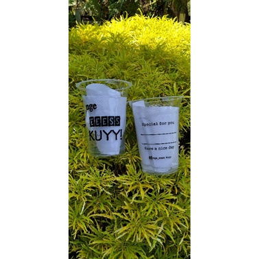 sablon cup 14oz ketebalan 5 gram minim order 500pcs