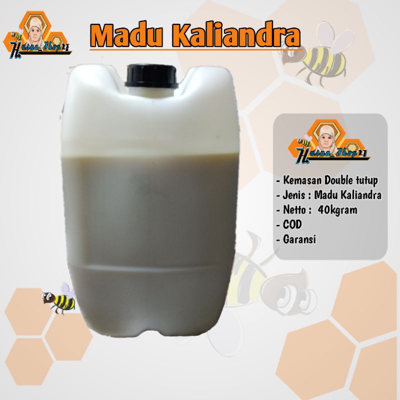 

MADU ASLI BUNGA KALIANDRA / MADU KUNING NETTO 40KG