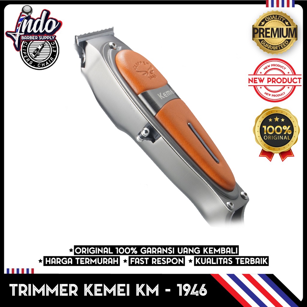 KEMEI 1949 / KEMEI 1946 / KEMEI 1945 body full metal trimmer alat mesin cukur rambut Original