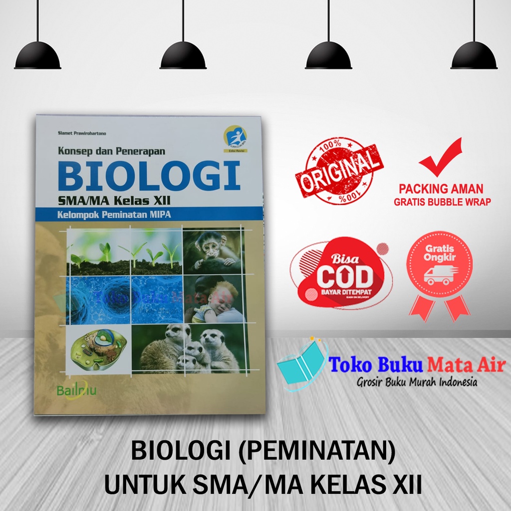 BETS SELLER ORIGINAL BIOLOGI PEMINATAN SMA/MA KELAS XII/3 - SLAMET BAILMU