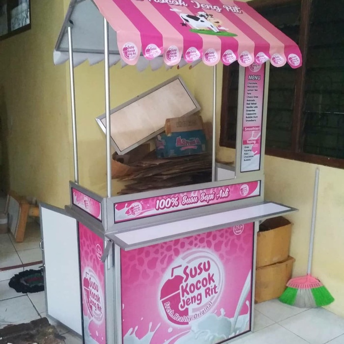 Gerobak Lipat Dengan Atap