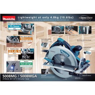 Mesin Potong Kayu Makita 5008 MG 5008MG  - Circular Saw 8 Inch