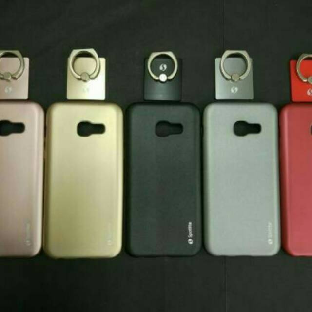 Samsung A7 2017 A720 Soft Case Premium Free I-Ring