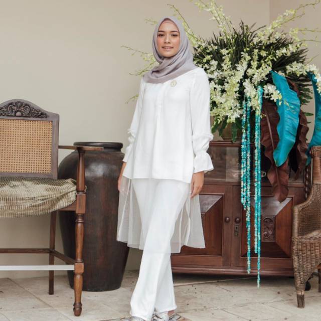 KALA TUNIC BY WEARING KLAMBY WHITE