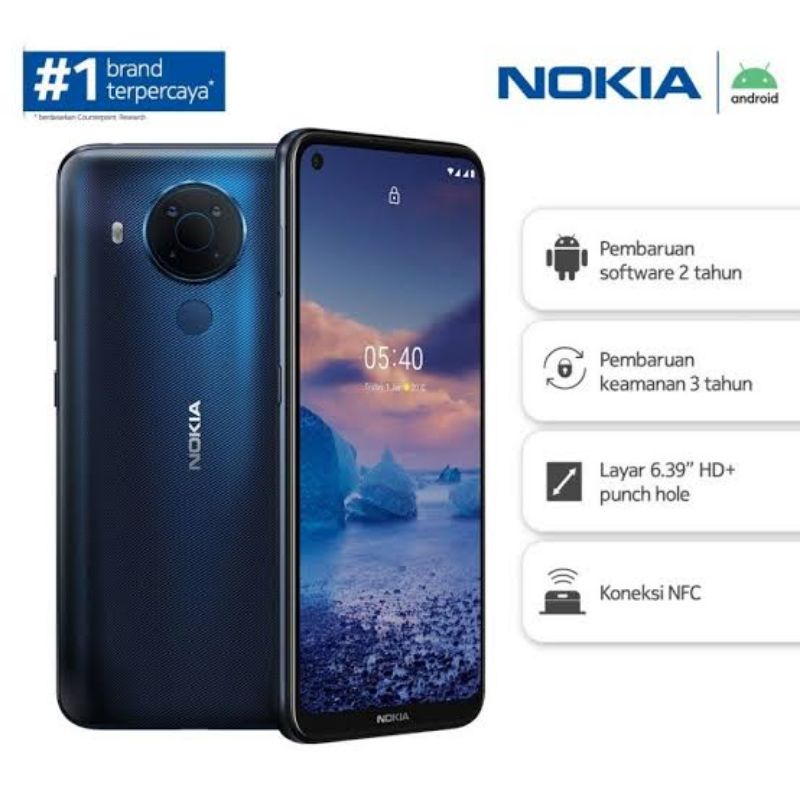 Nokia 5.4 NEW Android 2021 Garansi Resmi Nokia Indonesia