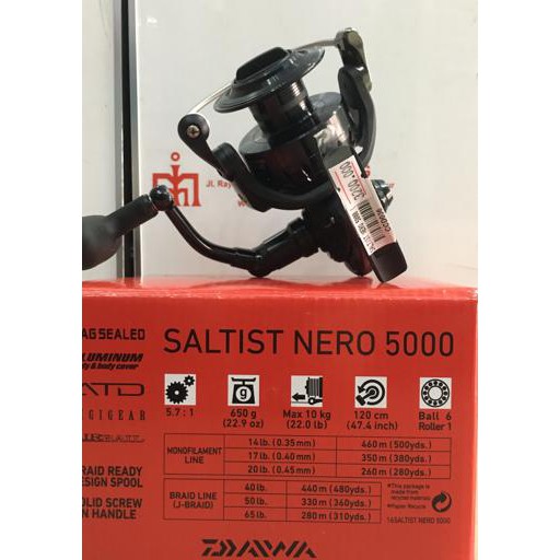 daiwa saltist nero 5000