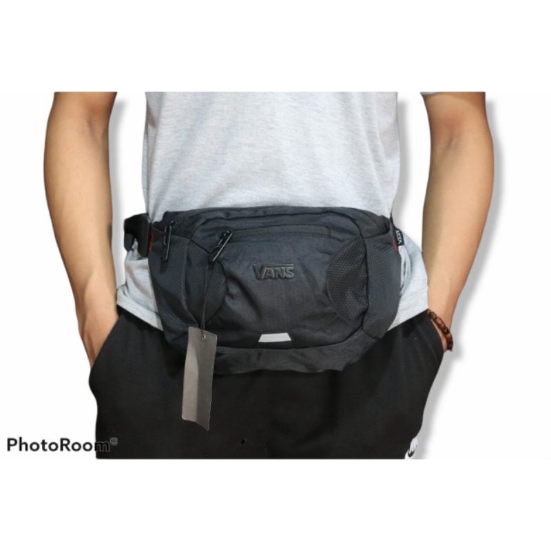 Tas Waistbag Slempang Vans pria Terbaru Premium QUALITY