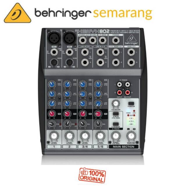 Behringer Xenyx 802 Mixer Audio