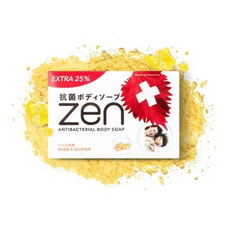 Zen Barsoap Antibacterial 80gr (Sandalwood / Sea Salt / Sulfur)