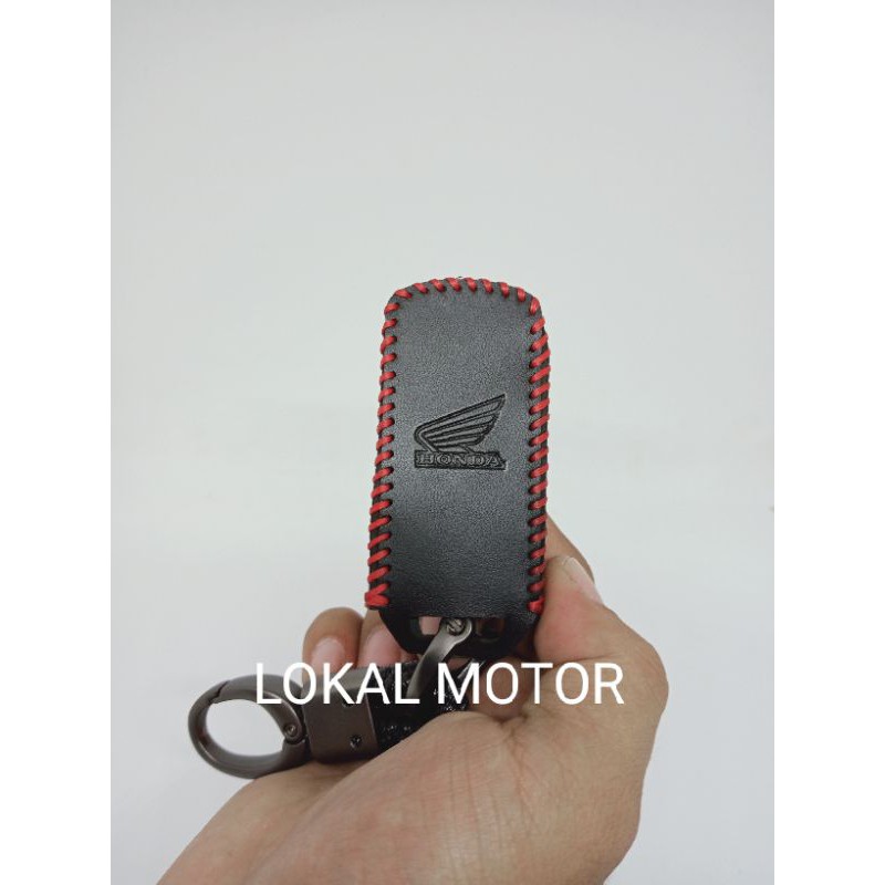 Gantungan kunci dan cover kulit remote keyless Honda PCX 150 ADV 150 FORZA