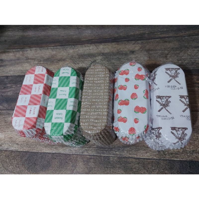 paper case oval isi 50 pcs