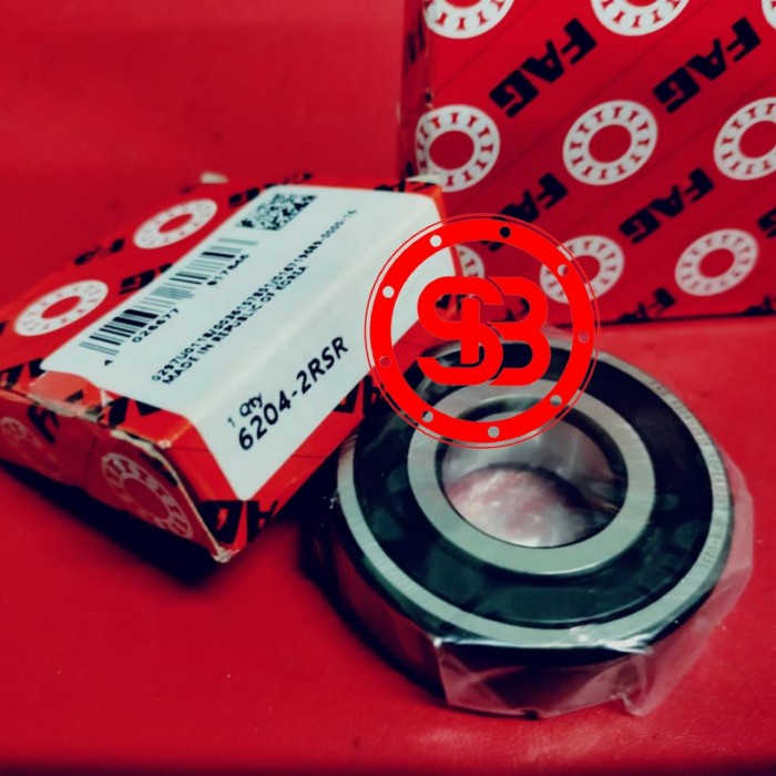 Bearing 6204 2RS / 6204 2RS C3 FAG ORIGINAL