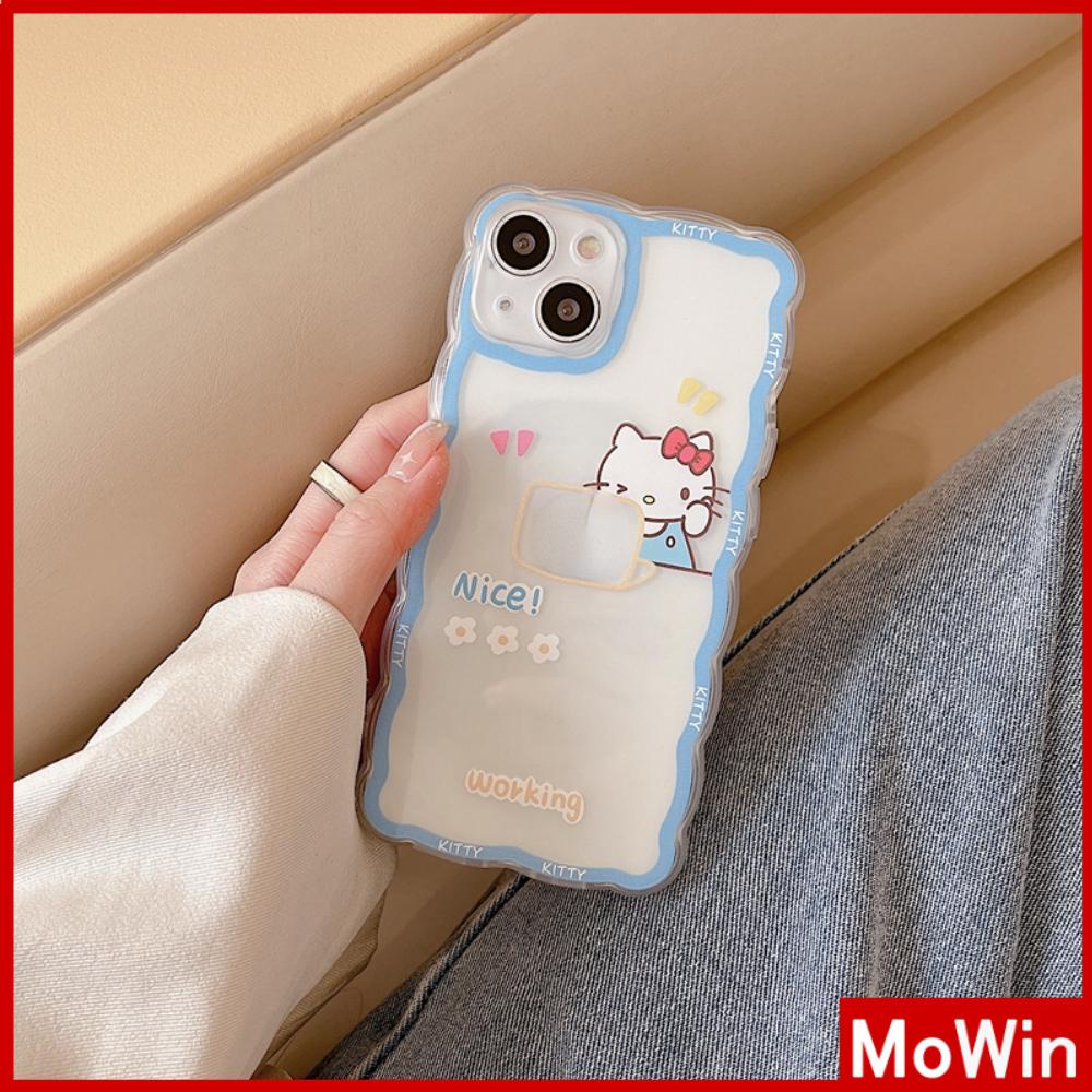 iPhone Case Silicone Soft Case Clear Case Wave Airbag Shockproof Camera Cover Protection Cartoon Cute Compatible For iPhone 11 iPhone 13 Pro Max iPhone 12 Pro Max iPhone 7 Plus xr