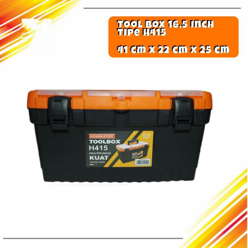 kenmaster H 415 toolbox besar tool kit box tempat kunci