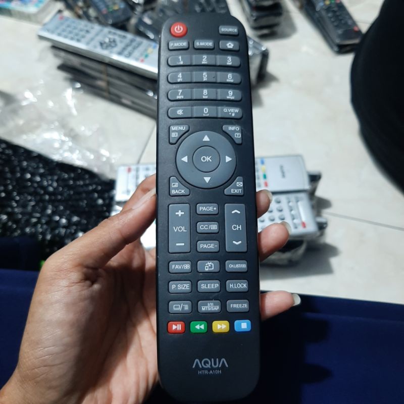 REMOTE REMOT TV LED LCD HTR-A10H ORIGINAL ASLI