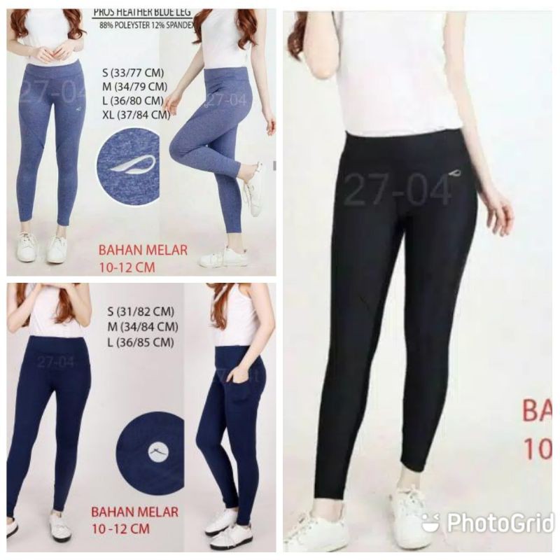 Legging Olahraga Wanita Prospecs (S M L XL)