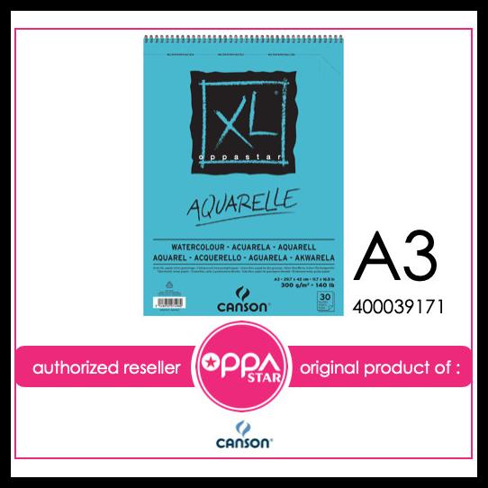 

TERBARUU!! Canson XL Aquarelle A3 30 Lembar Kertas Watercolor SALE