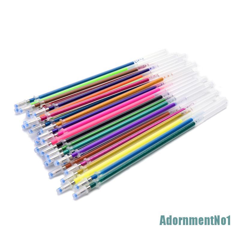 [AdornmentNo1]Colors Flash Ballpint Pen Highlight Pen Refill Colorful Refills Children Gift