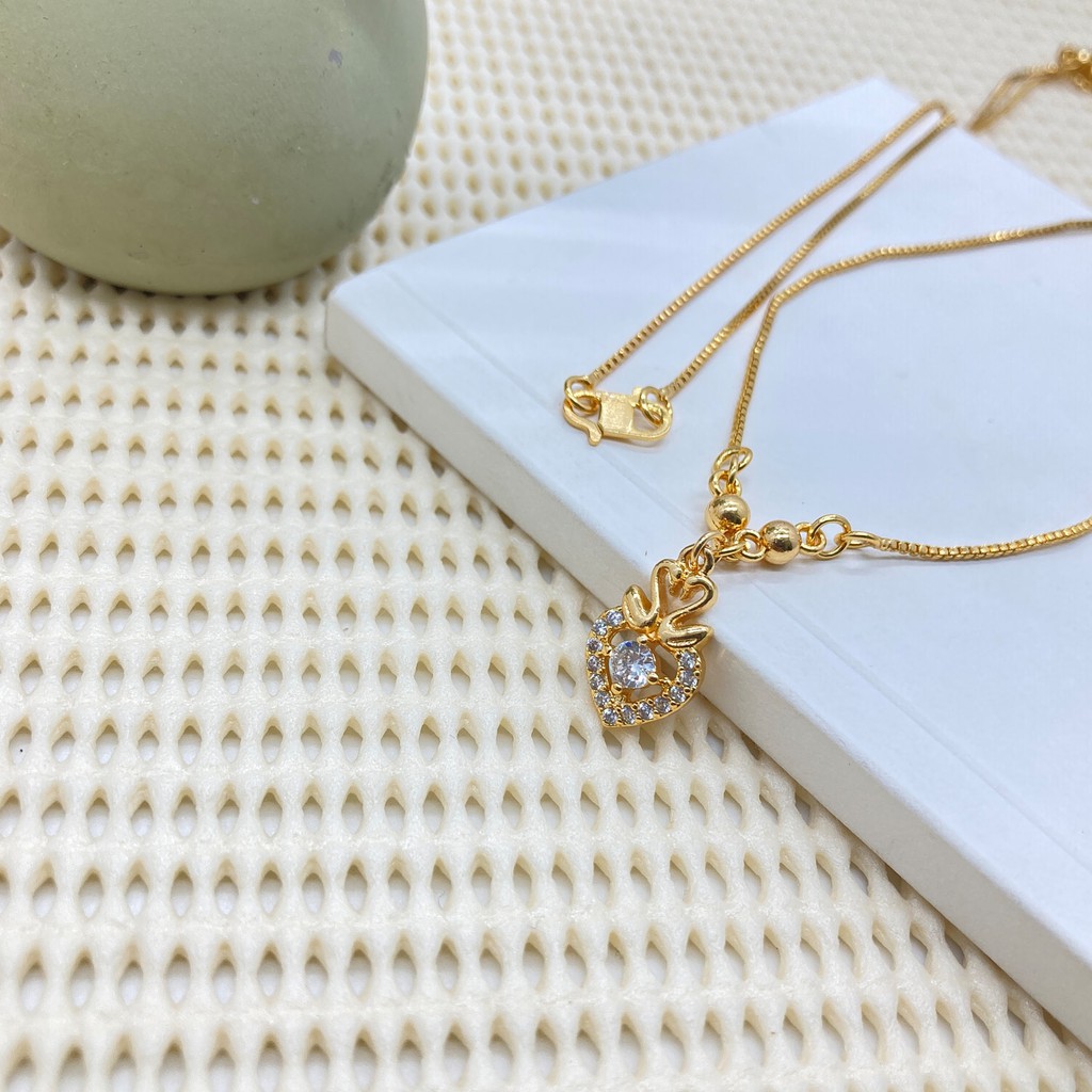 [NOIN] Kalung Anak Perempuan Motif Permata - Perhiasan Anak KLA-001