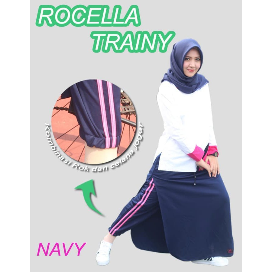 ROCELLA ROK CELANA TRAINY (Rok Celana Olahraga,Sport,Training,Jogging Wanita)
