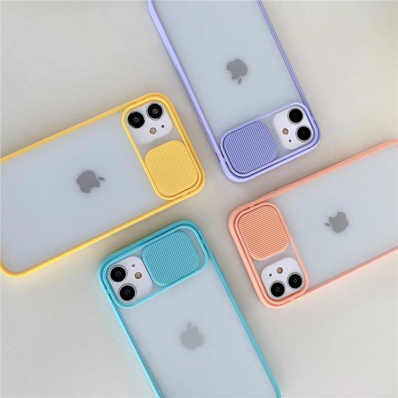 Case Pelindung Lensa Kamera Model Geser Untuk iPhone 13 12 11 Pro MAX Mini X XS MAX XR SE 2020 2022 6 6S 7 8 Plus