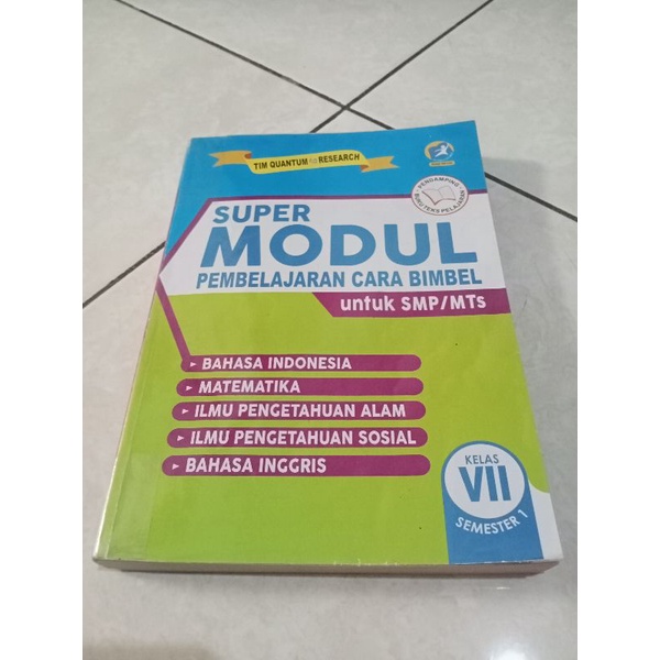 

buku super modul kelas 7 semester 1