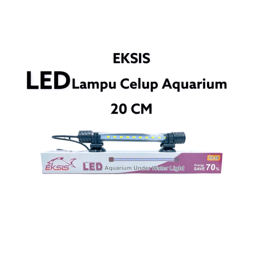 LAMPU CELUP AQUARIUM 20 CM EKSIS T4-20 SAVE ENERGY 70%