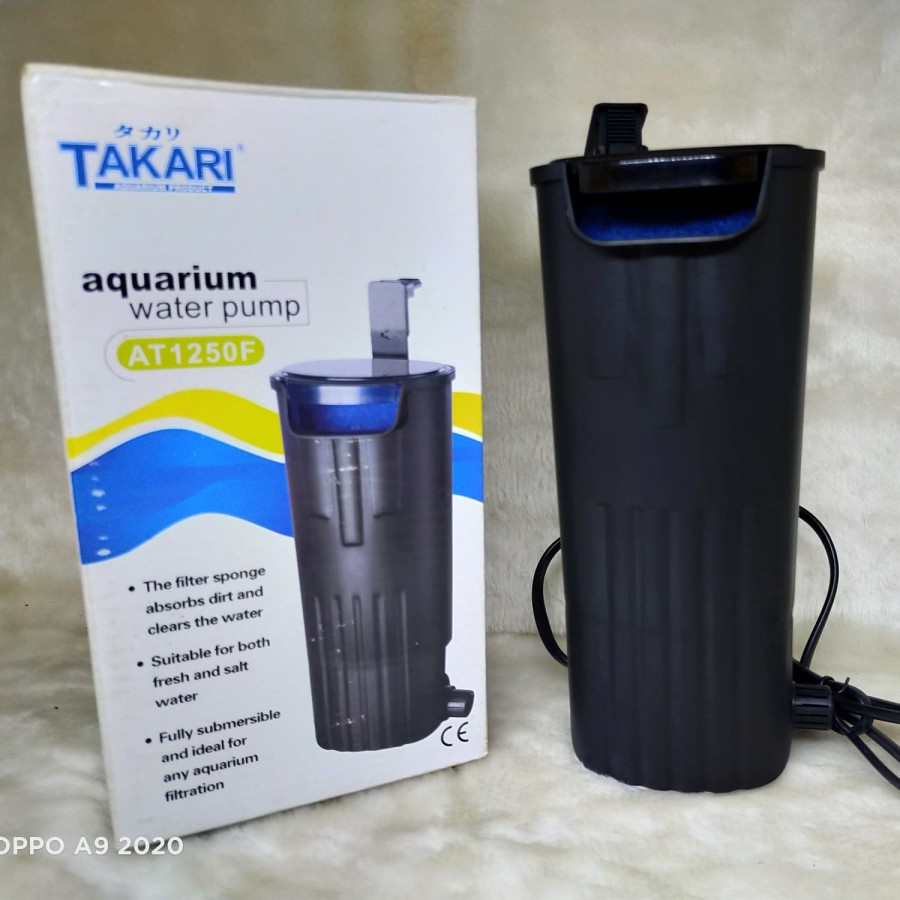 Filter Aquarium Water Pump Kura Kura TAKARI AT 1250 F